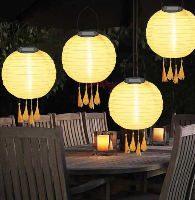 Lampiony solarne 12 szt