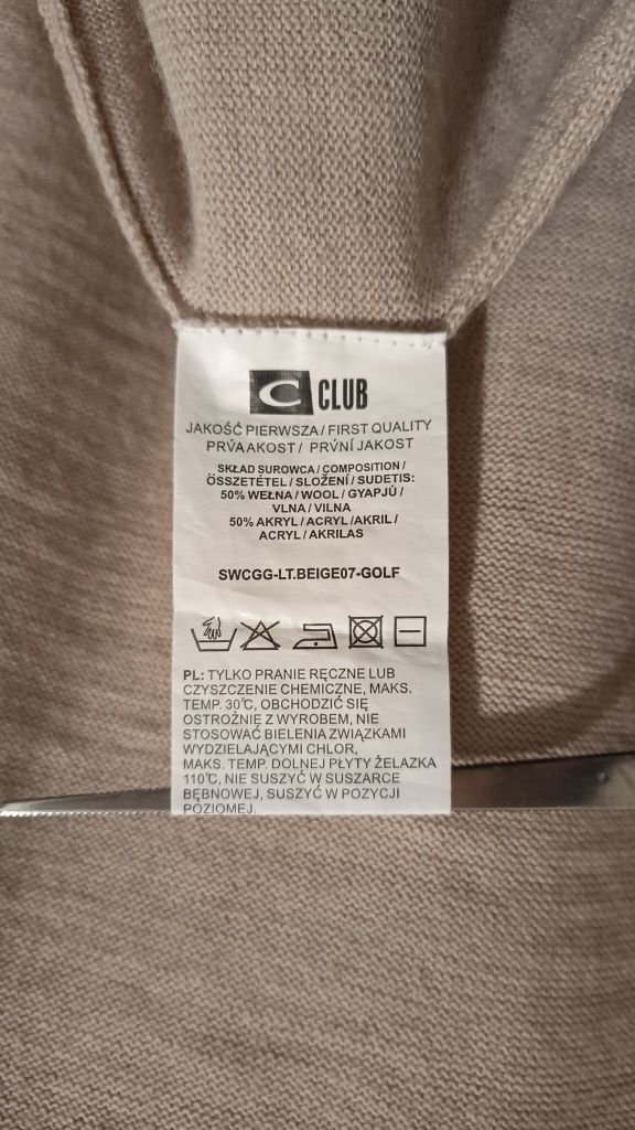 Franco Feruzzi  Sweter z golfem, 50% Wełna (Merino), Rozmiar XL-XXXL