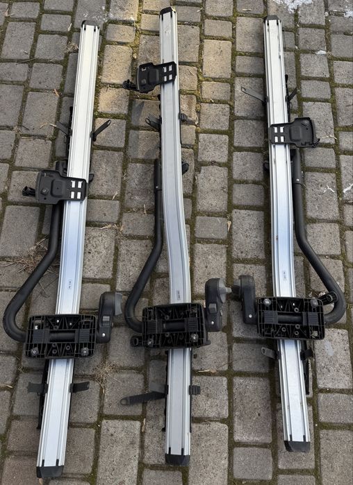 Продам аеродинамічні алюмінієві поперечки Thule та велокріплення Thule