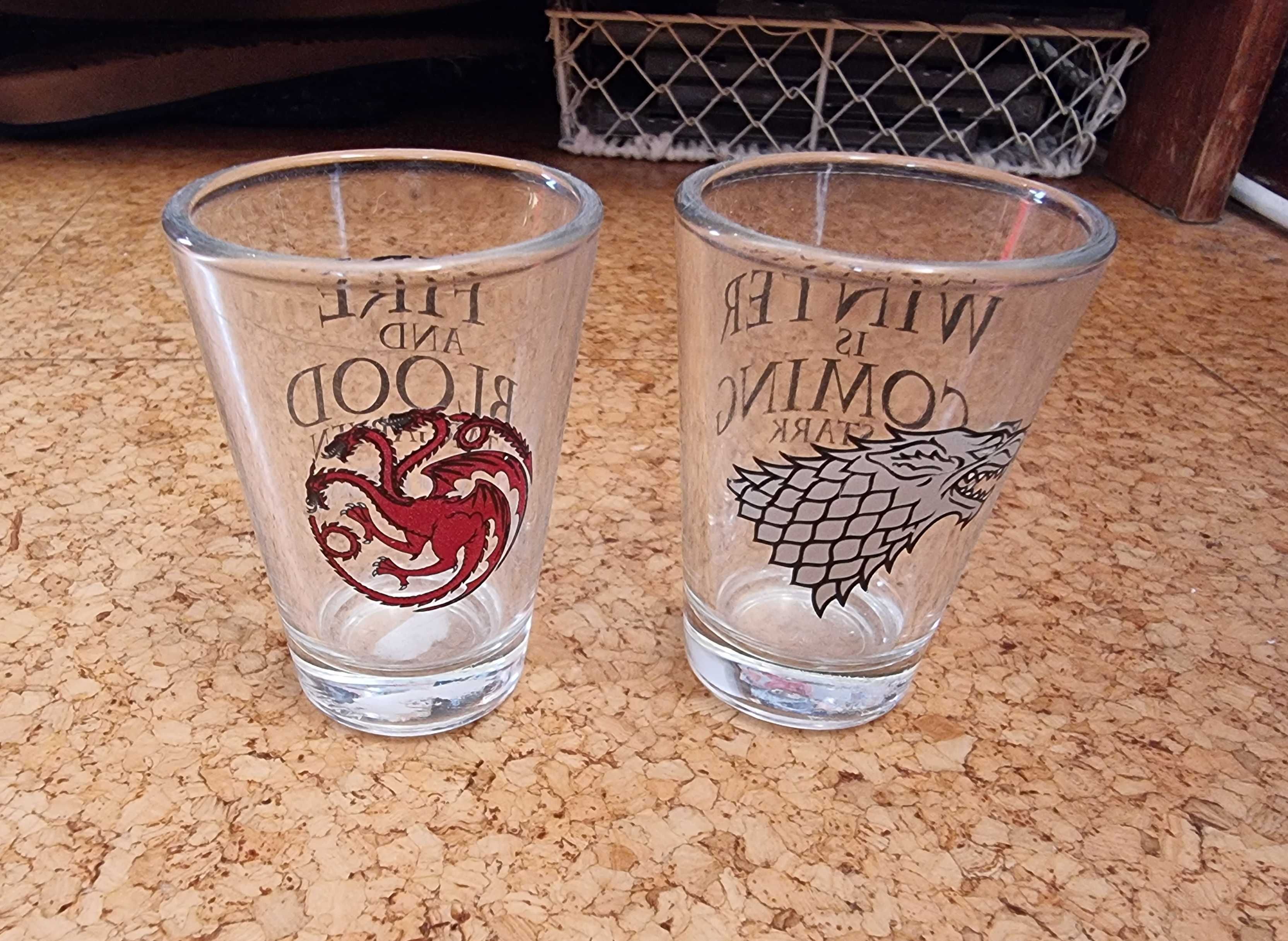 Conjunto de dois copos de shot Game of Thrones