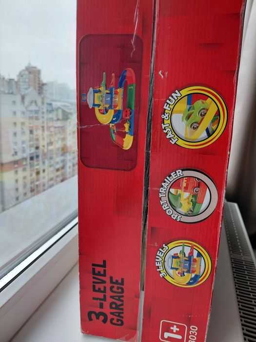 Детский игровой паркинг Гараж Wader tracks garage