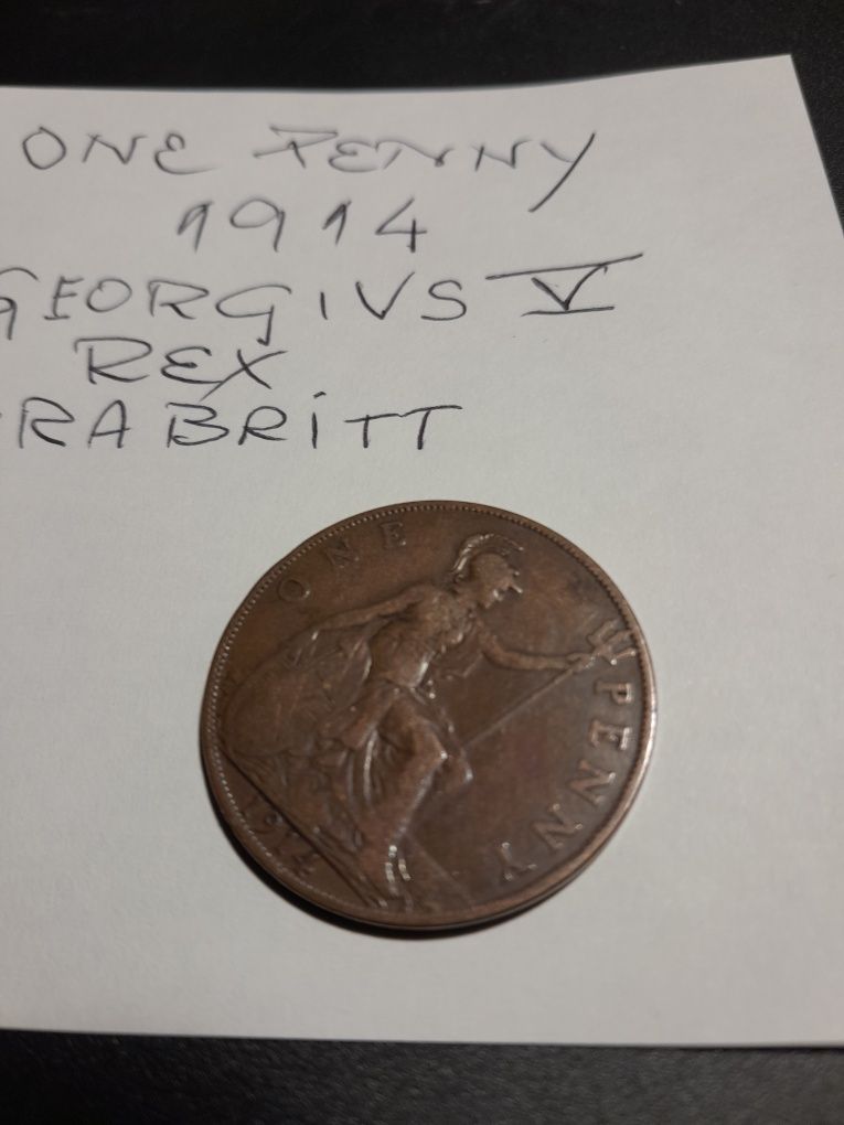 One Penny 1914 England