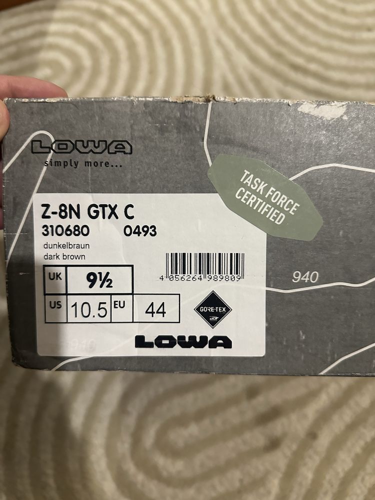 Берцы Lowa Zephyr GTX 44р | Как новые | Надеты 2 раза