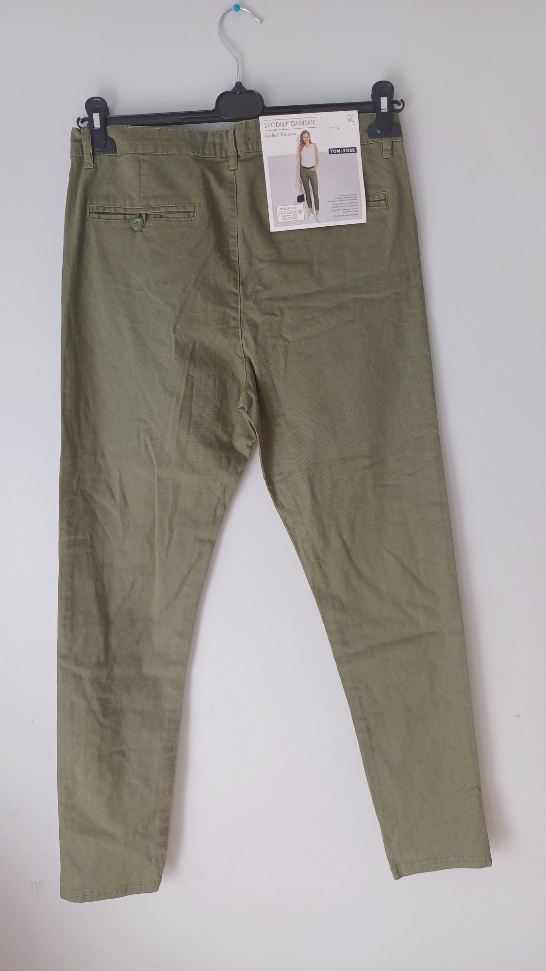 Spodnie damskie khaki XL