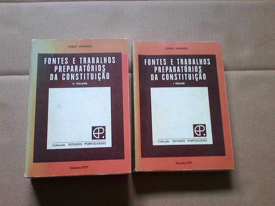 Fontes e Trabalhos Preparatórios da Constituição 2 Volumes