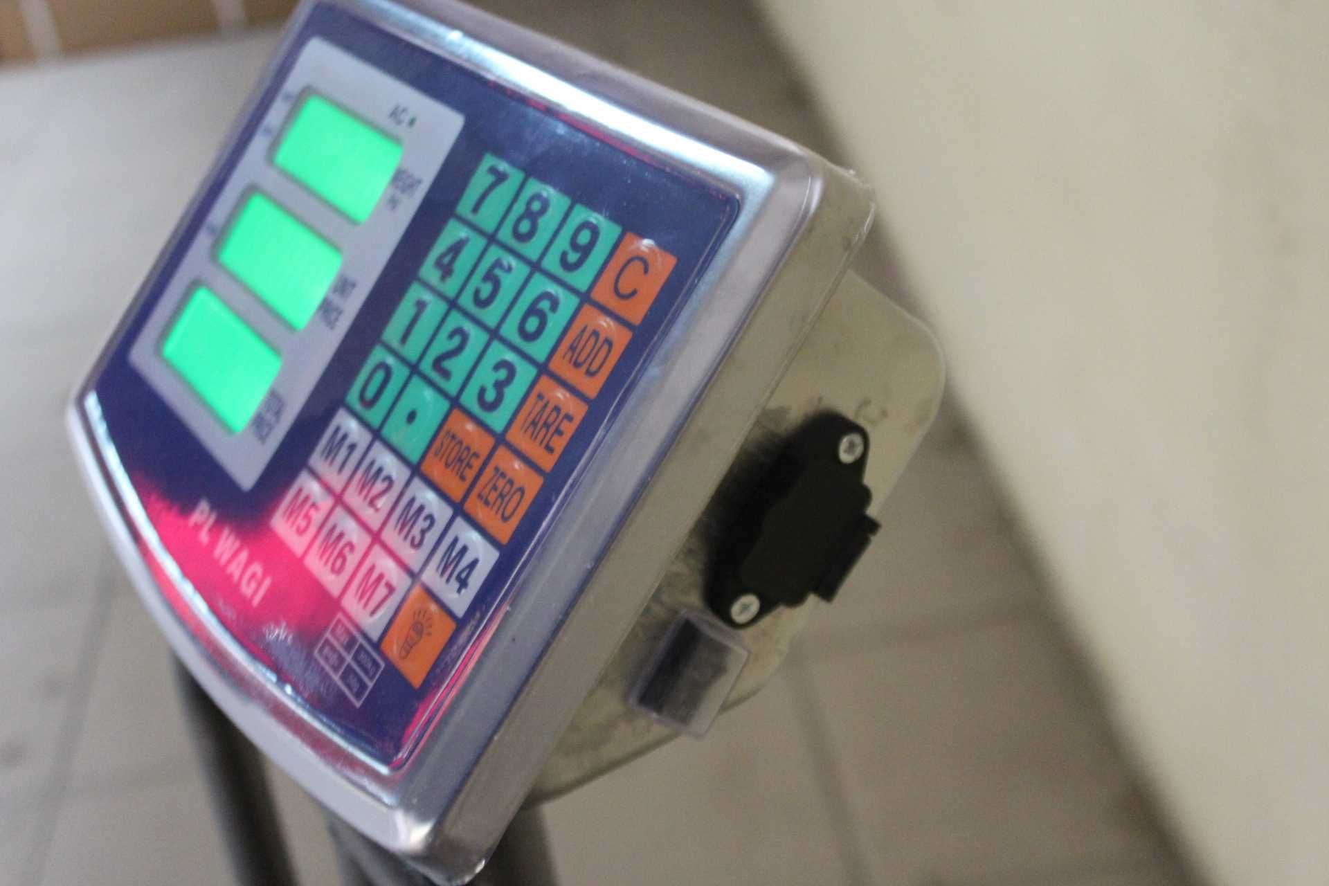 Waga Magazynowa Elektroniczna Sklepowa LCD 150kg Platformowa Towarowa