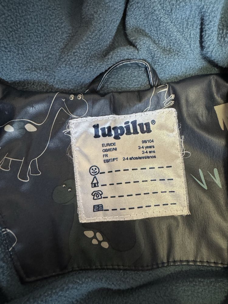 Lupilu 98-104 куртка на флісі