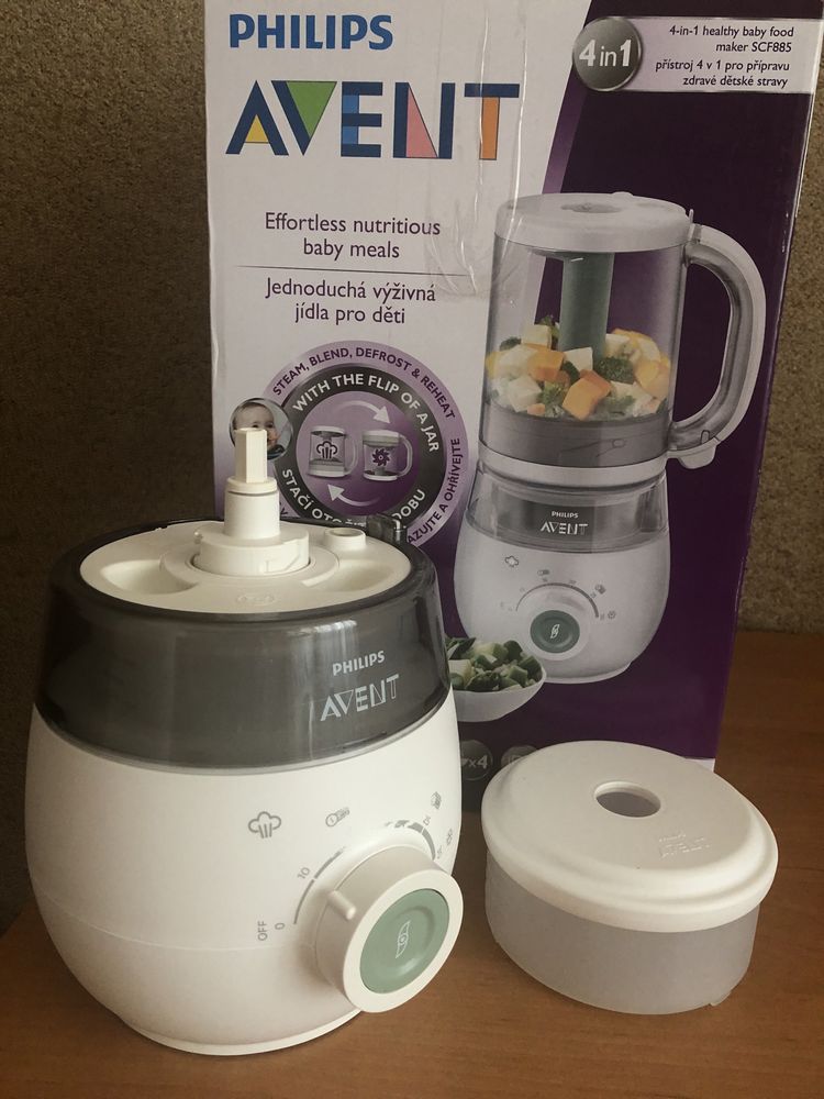 Пароварка блендер philips avent 4*1