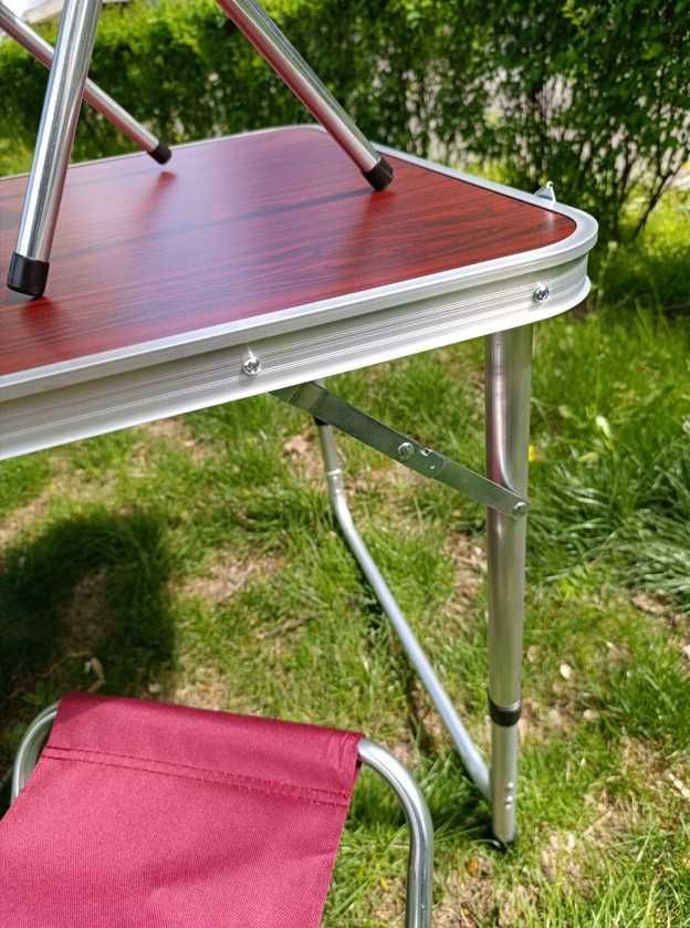 Столик посилений для пікніка стільчики / стіл кемпінговий складний