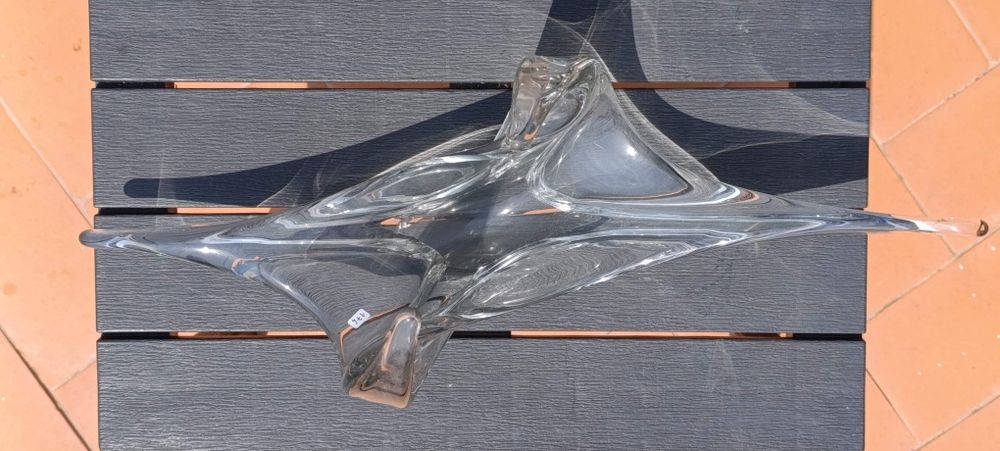 Centro de mesa em vidro