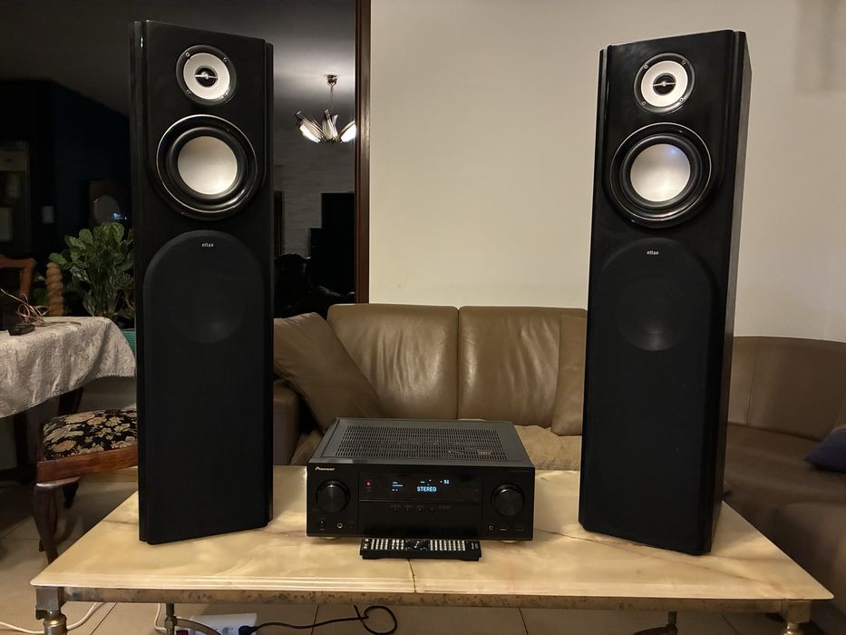 Zestaw Amplituner Pioneer VSX-923, kolumny, subwoofer