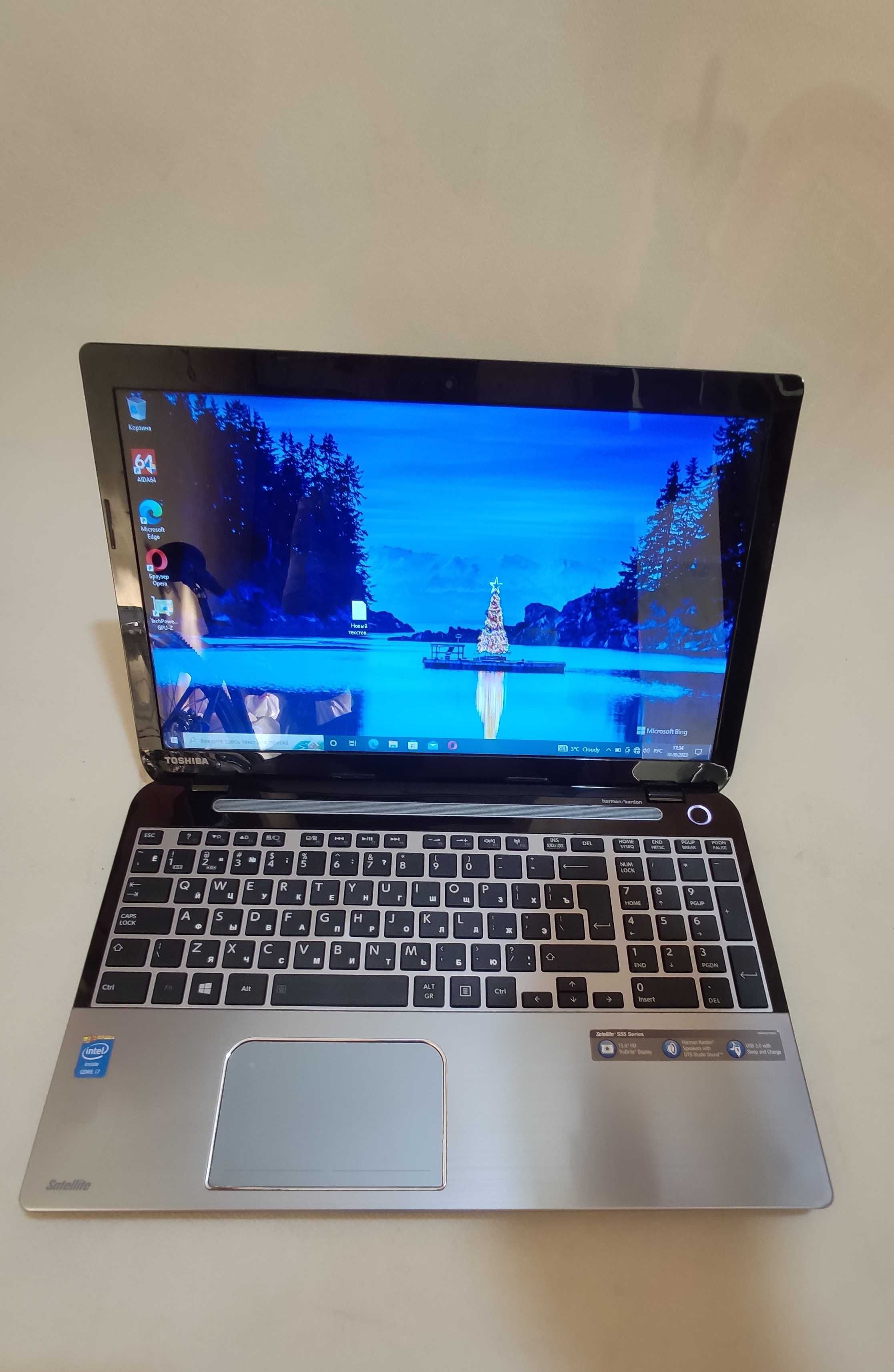 Ноутбук Toshiba Satellite S55 15.6" Core i5/DDR3 8Gb/SSD/Webcam