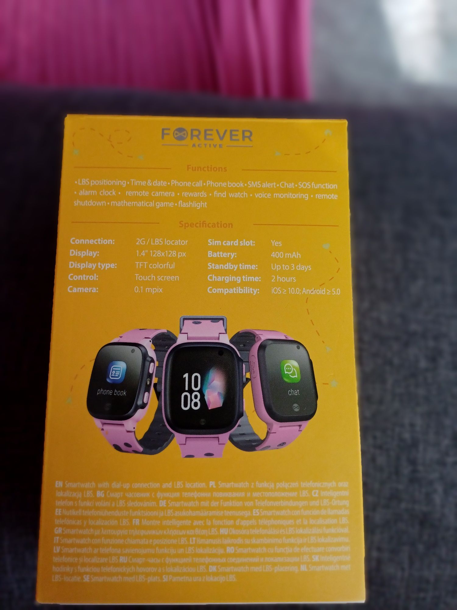 Zegarek Forever  Call Me 2 Smartwatch  dla.dziecka
