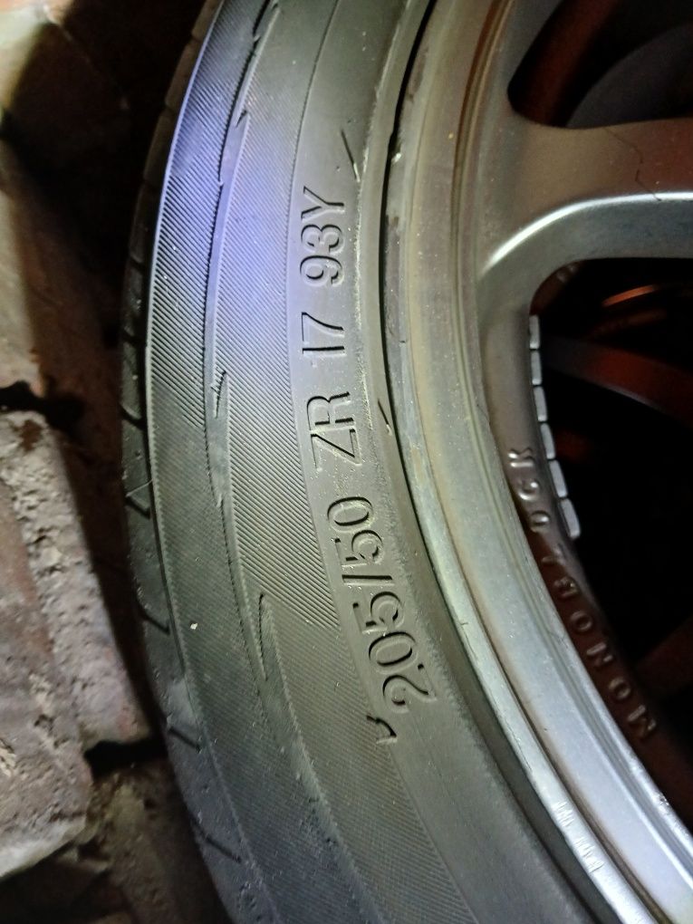 Alusy 17 Bbs w super stanie. Rozmiar 17x7.OJ