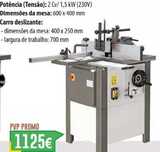 Tupia Vmaq  WS500R para carpintaria 230V nova