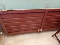 1 porta de ferro galvanizado forte e robusta