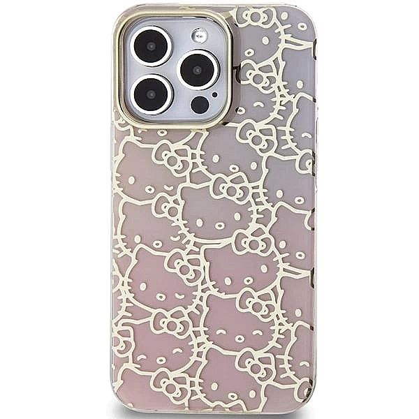 Etui Hello Kitty IML Gradient Electrop Crowded Kitty Head na iPhone 15