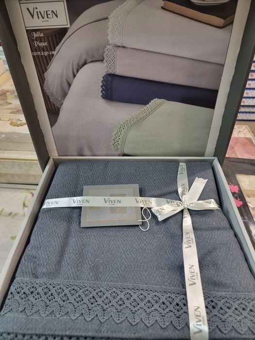 Покривала бавовняні 220х240.Туреччина.В коробці.