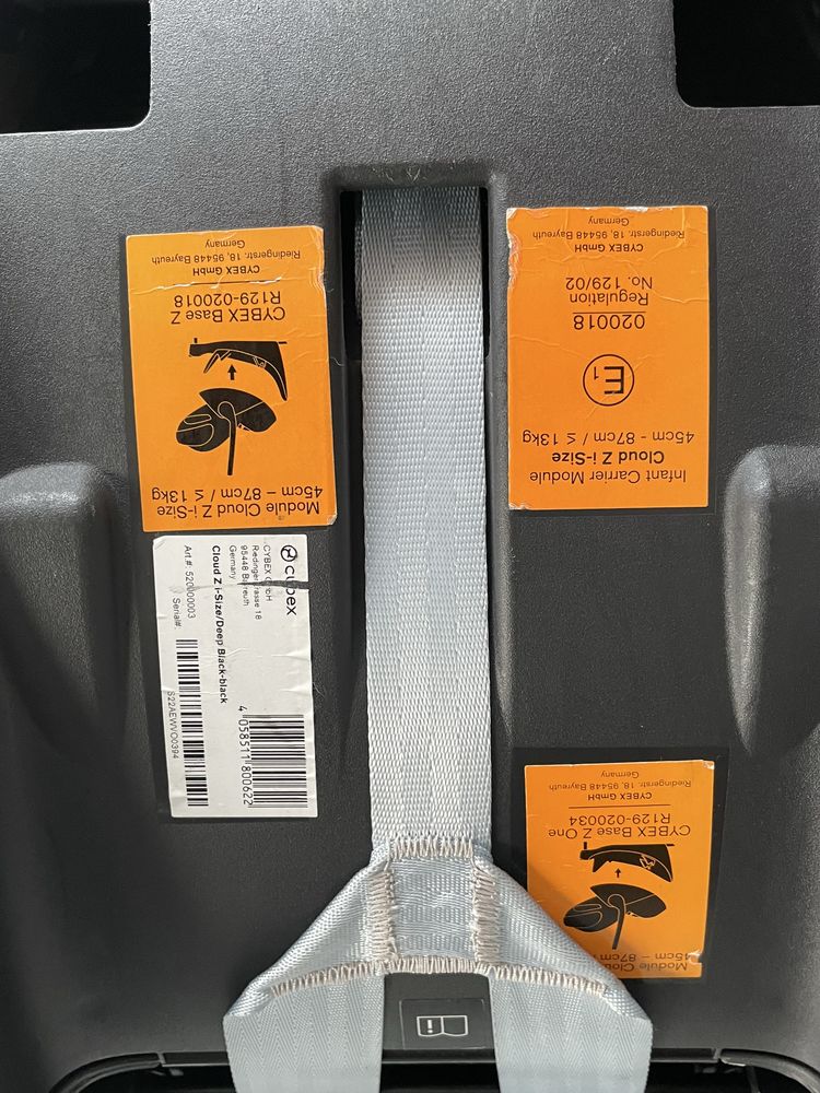 Fotelik Cybex Z i-Size /Deep Black 0-18 miesiecy
