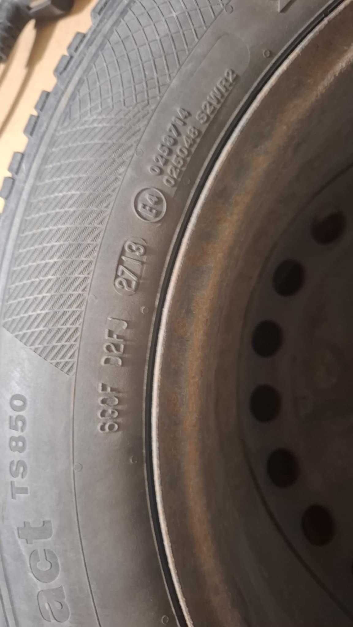 Felgi stalowe 16”  opony zimowe Continental 205/55 R16 H – KOMPLET