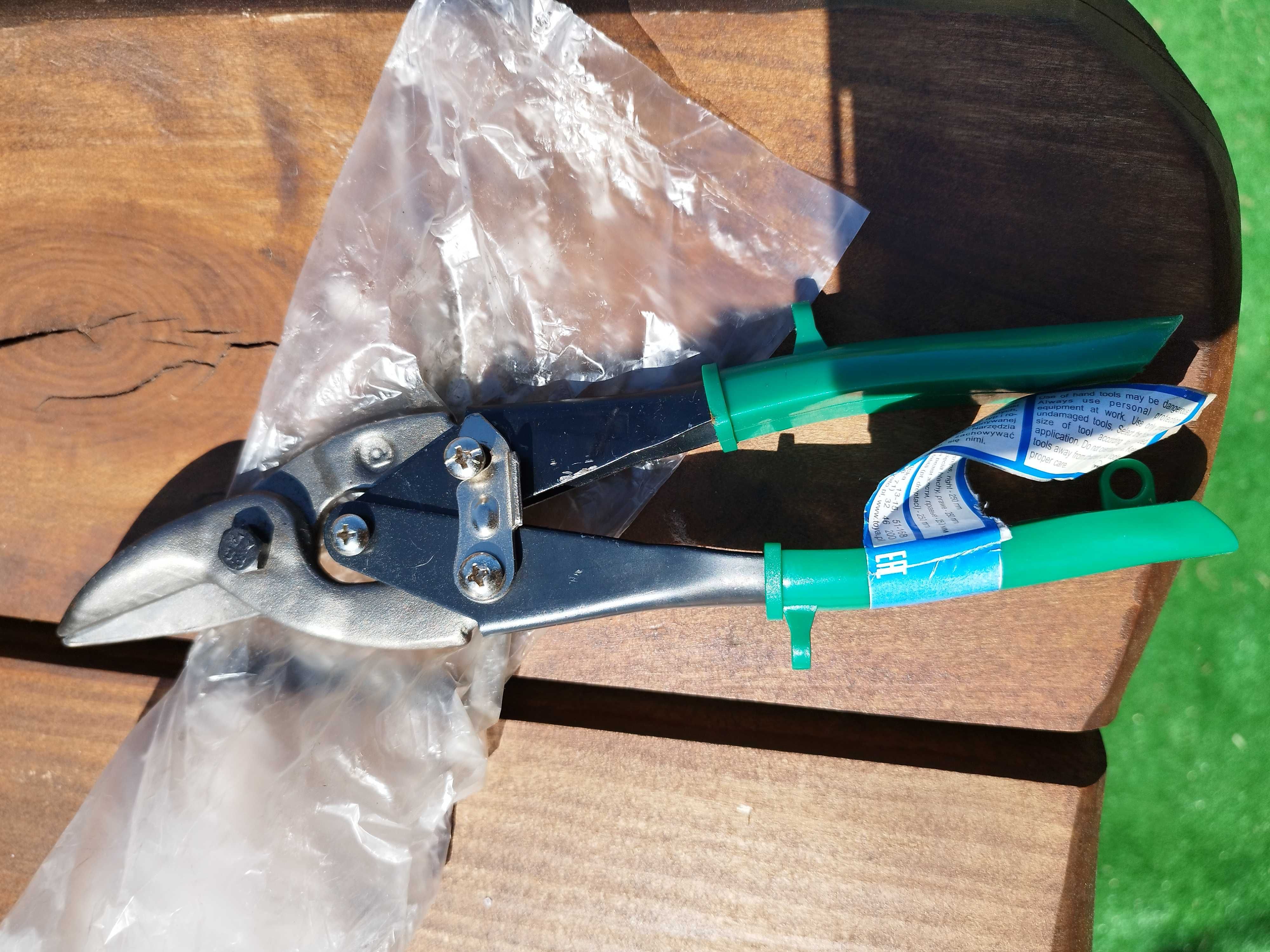 Nożyce do blachy prawe 250mm Nowe