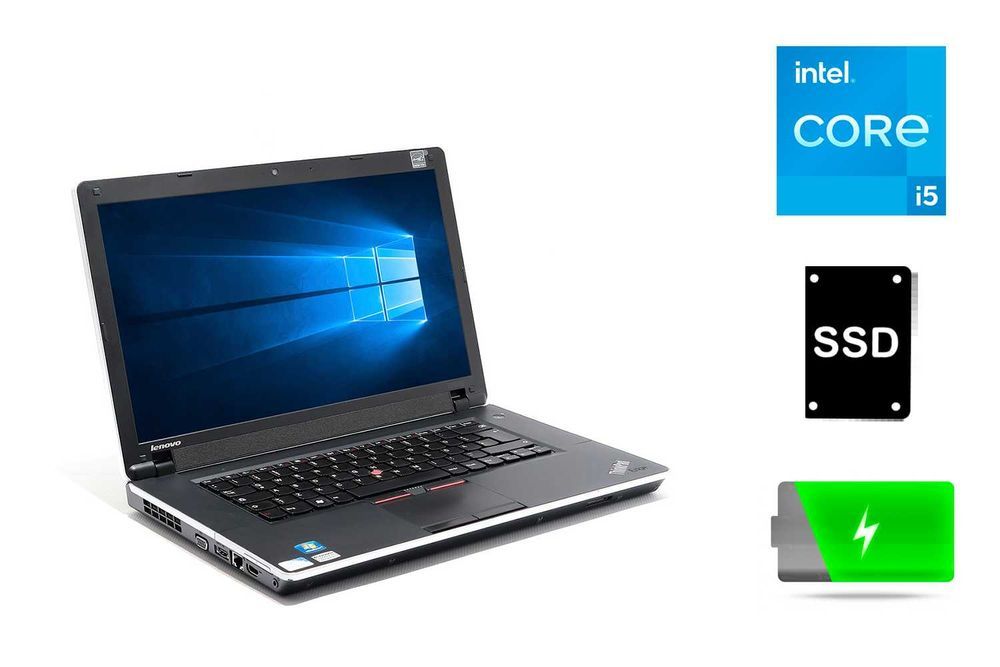 Офисный ноутбук Lenovo ThinkPad Edge 15 / Core i5 / Лицензированное ПО