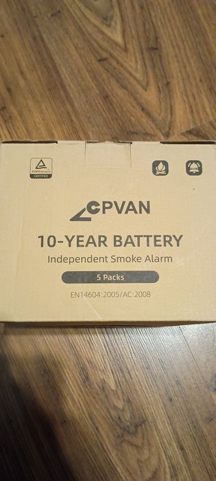 Czujnik dymu sm11 na baterie 5 szt.