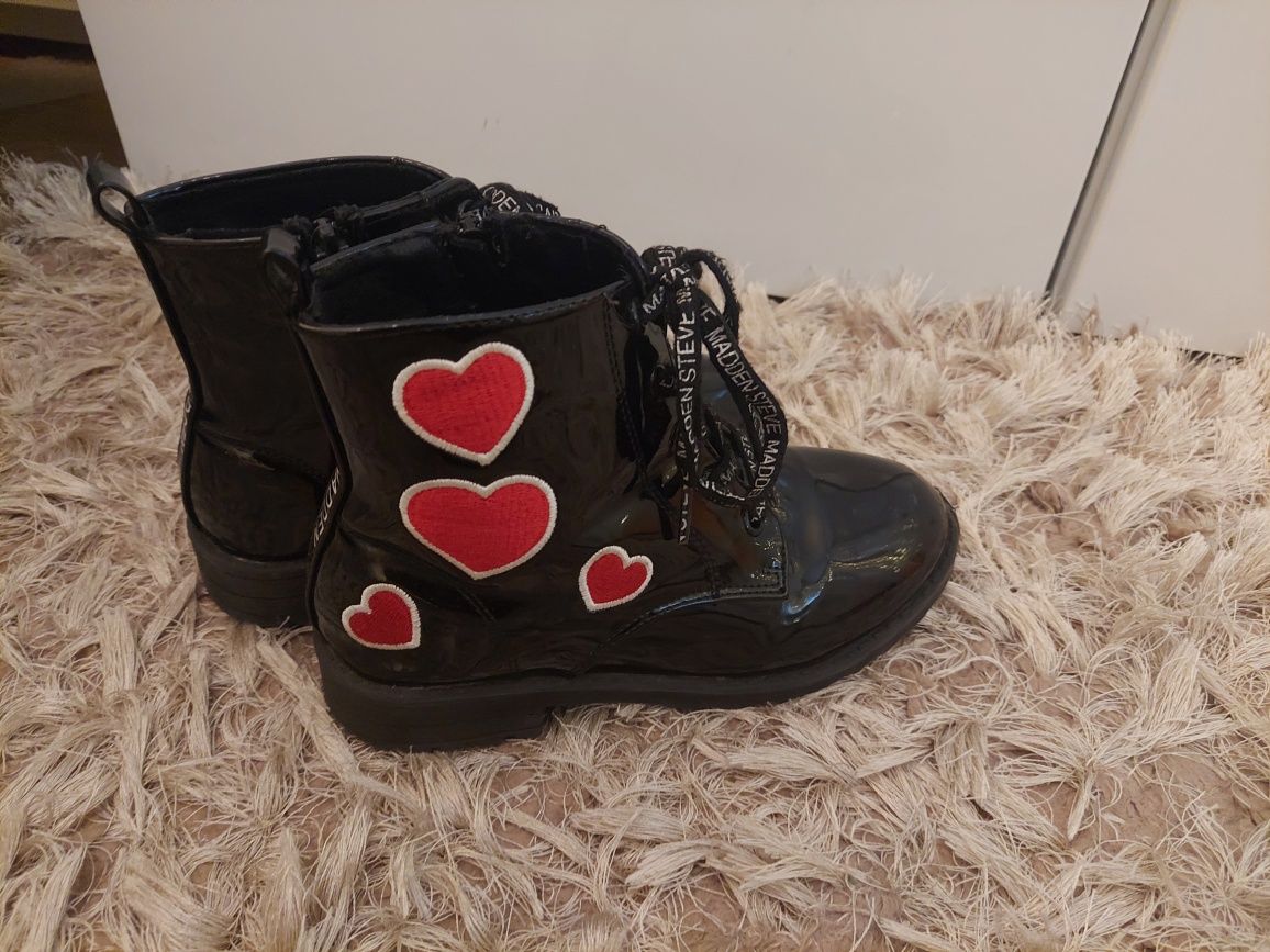 Botki lakierowane Steve Madden r.31 (20 cm)