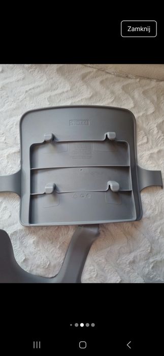 Zestaw do krzesełka Stokke Baby Set szary