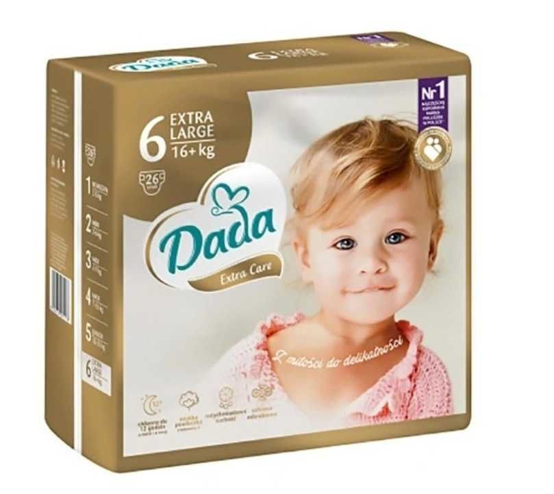 Pieluchy dada extra care 4,5  jumbo bag+gratis probiotyk dicoflor baby