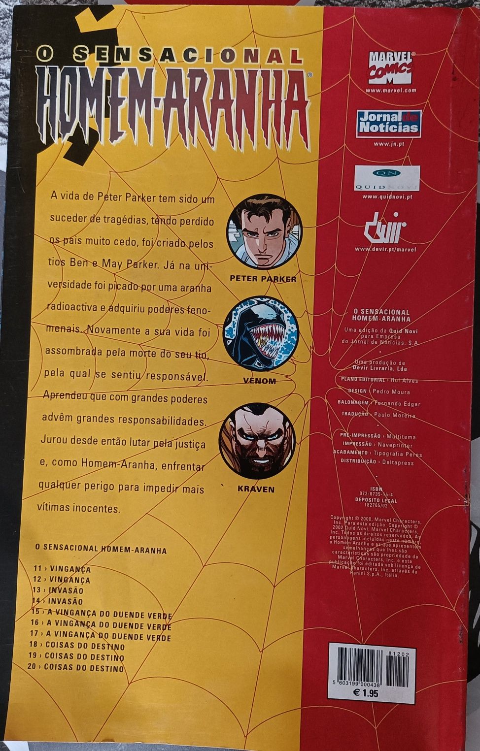 Revista O Sensacional Homem Aranha 12