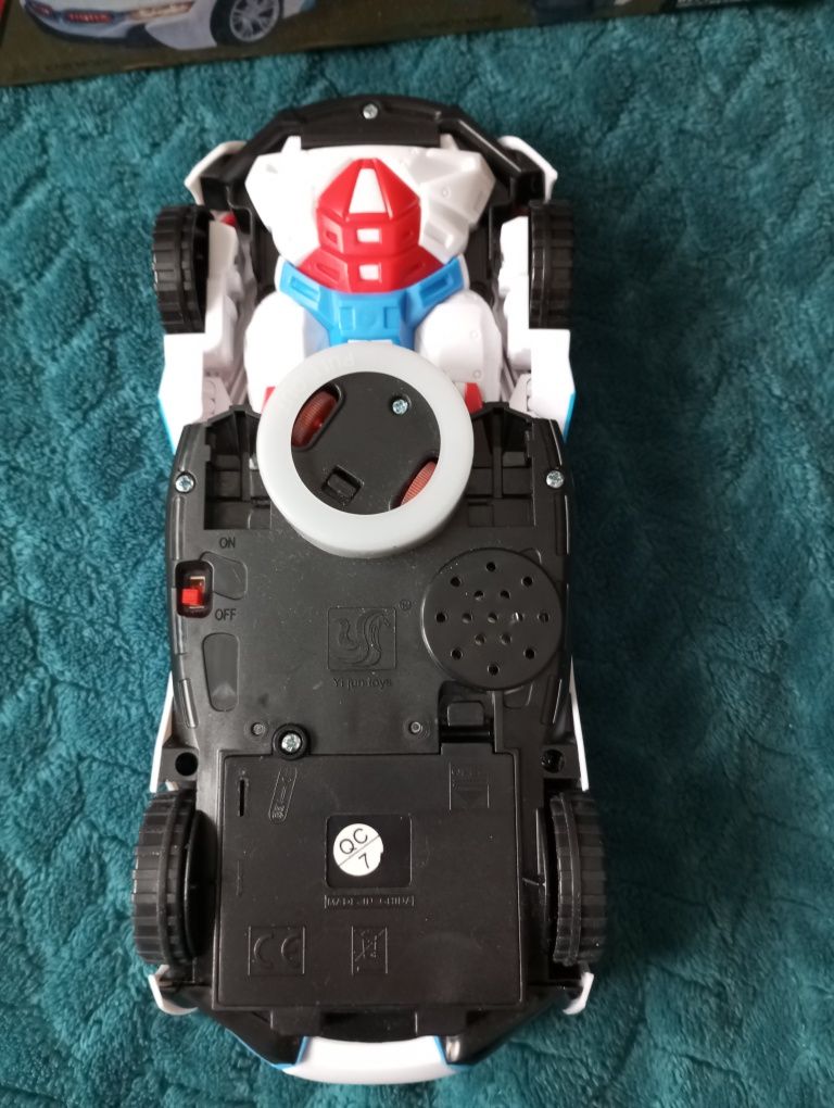 Samochód robot światło dźwięk Transformers