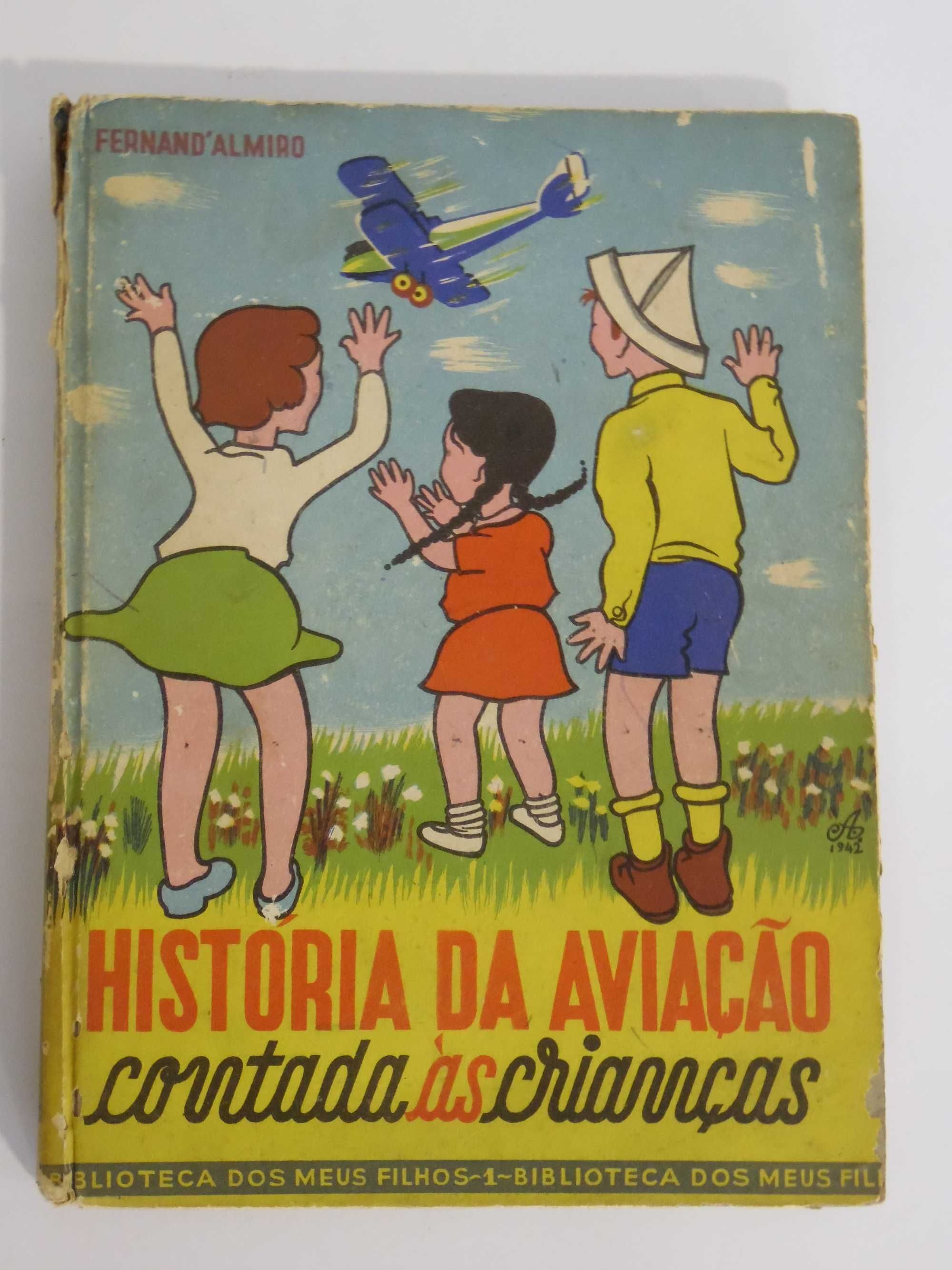 Livro História da Aviação Contada às Crianças