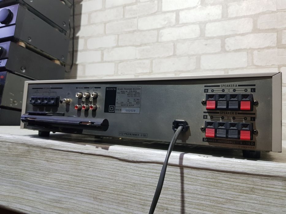FM/AM  ресивер/підсилювач  Sony STR-343 2х47 Вт б/у з Німеччини+1