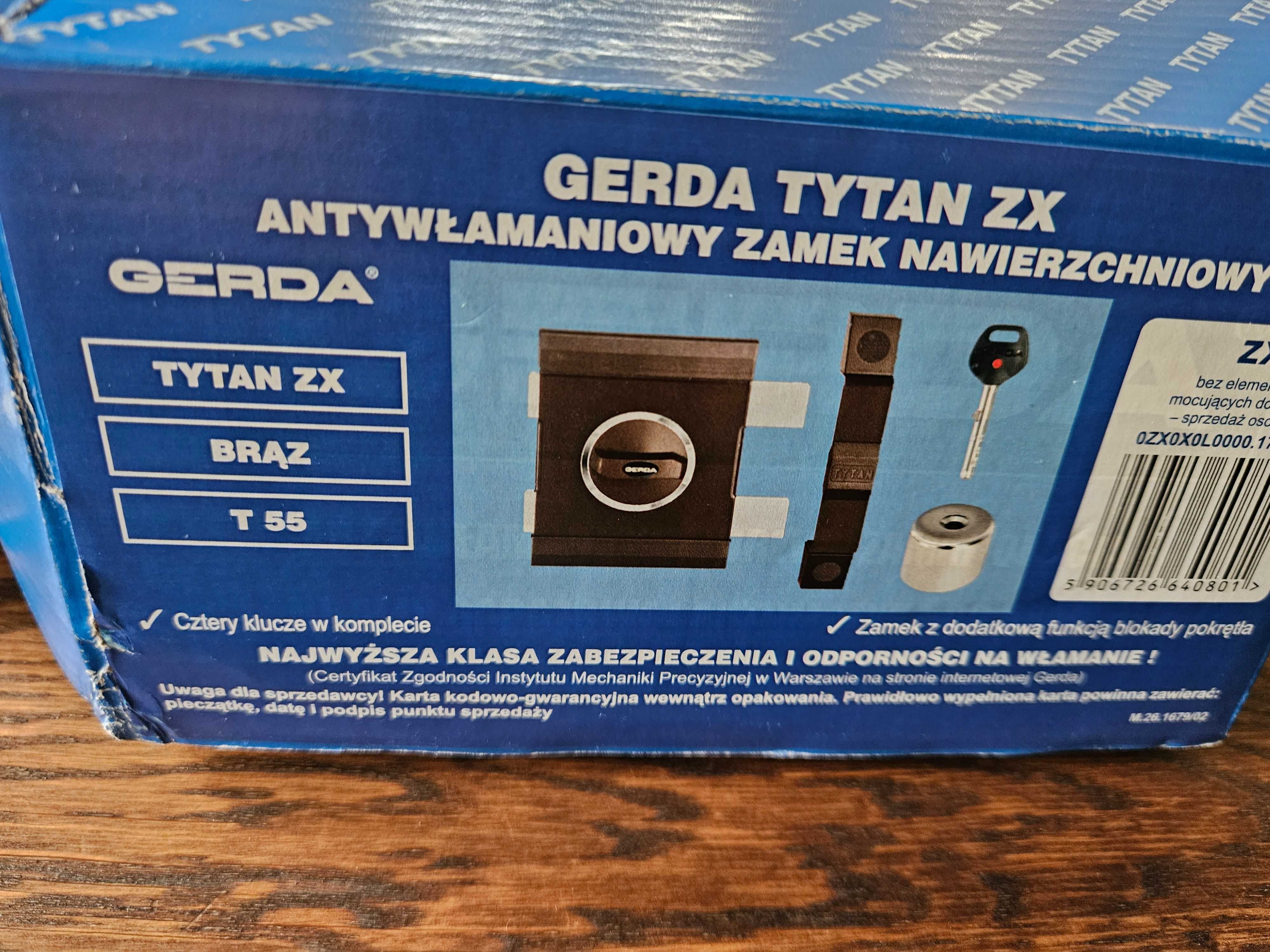 Zamek do drzwi Gerda z atestem