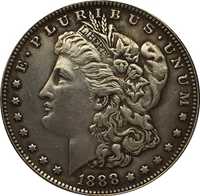 Сувенирная монета 1 Morgan Dollar 1888 («Моргановский доллар»)
