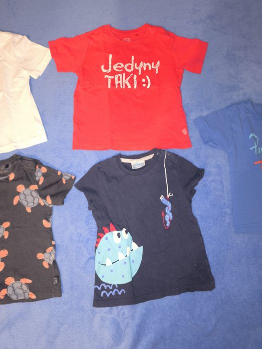 Koszulki z krótkim rękawem rozmiar 86