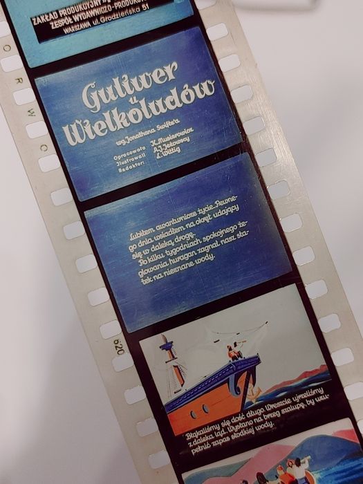 Bajki na rzutnik GULIWER U WIELKOLUDÓW bajki retro prl Ania Jacek