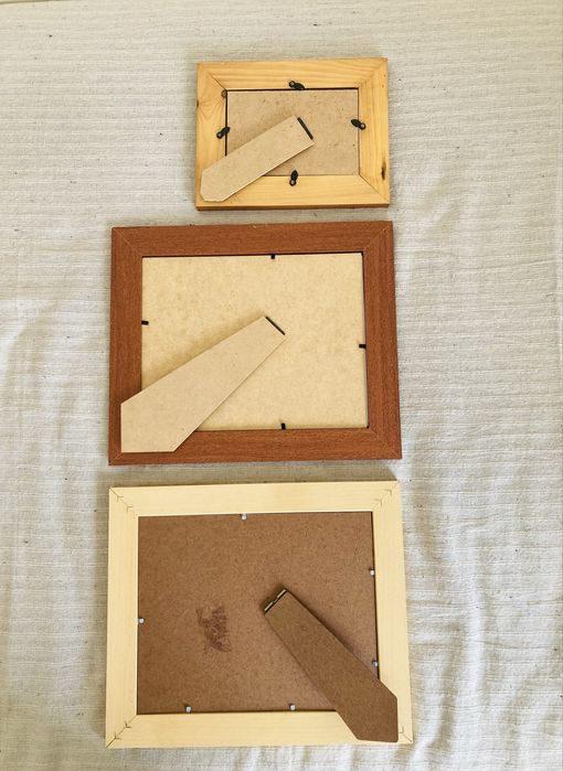 3 Molduras Madeira(3 por 6€)