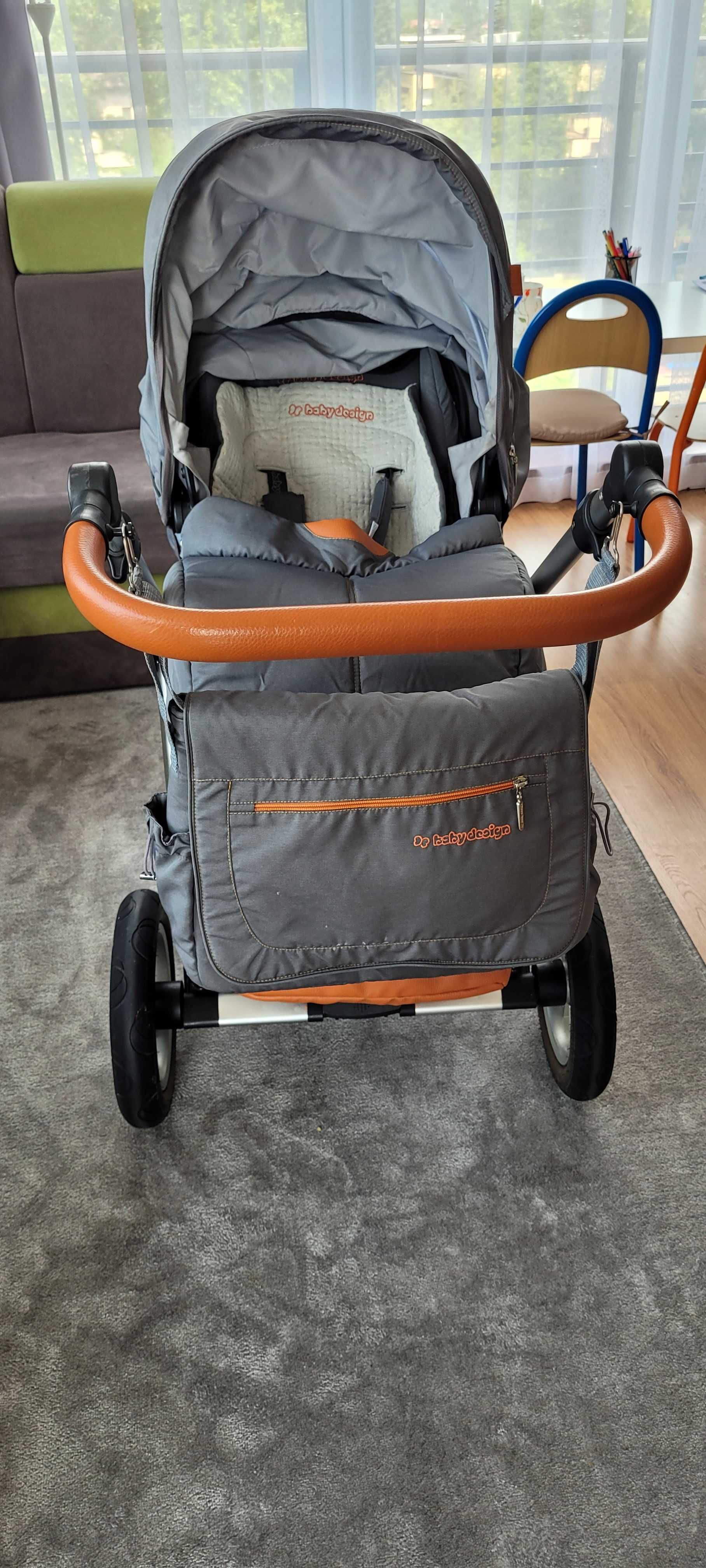 Wózek Baby Design Dotty 3 w 1, Nosidełko Maxi-Cosi