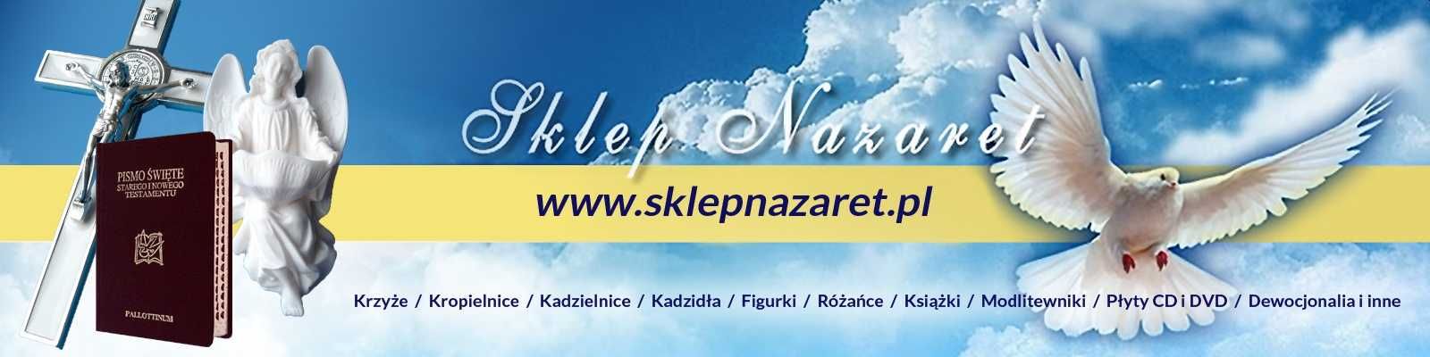 Szkaplerz Karmelitański średni (jasne złoto) 10,5 x 7,8 cm
