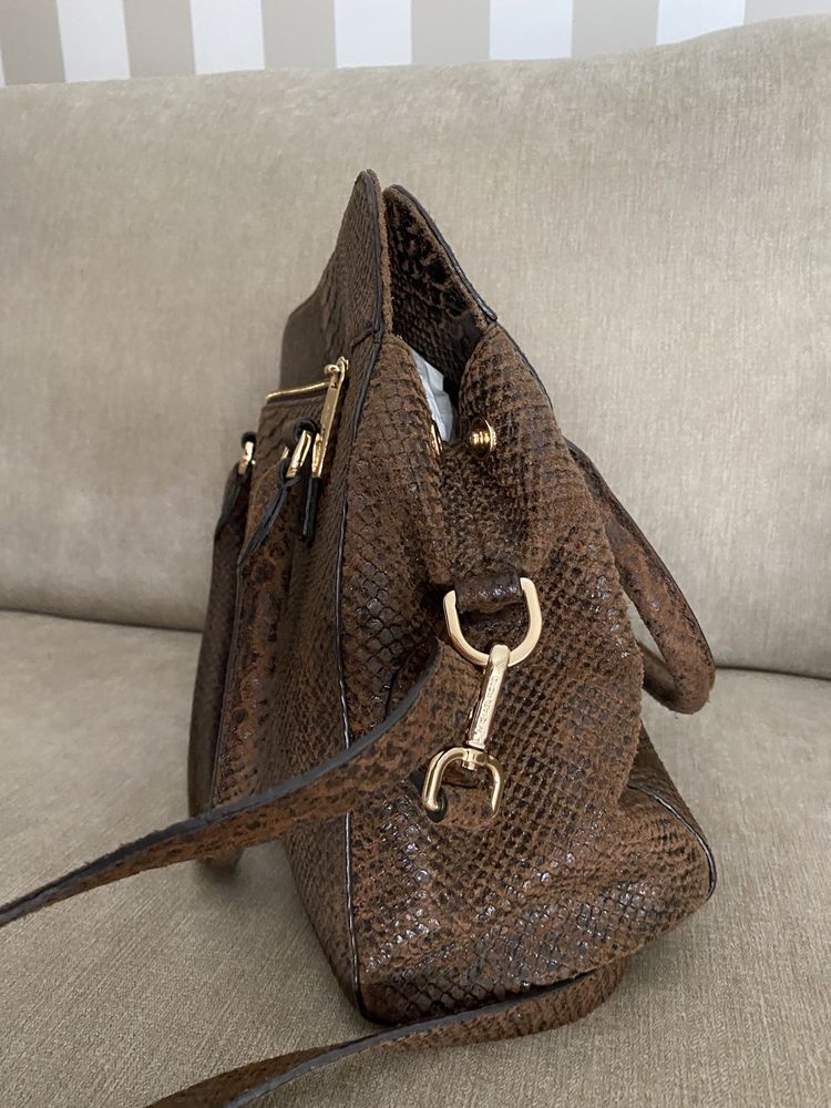 Bolsa Michael Kors original  couro croc