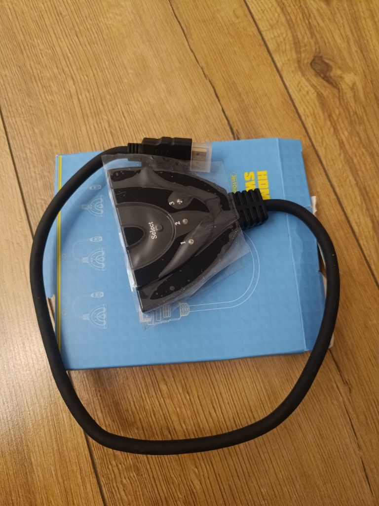 Rozgałęźnik HDMI 3x adapter HDMI rozdzielacz