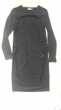 Sukienka ciążowa M H&M mama czarna podkreśla brzuszek