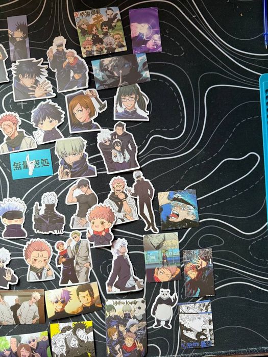 65 ШТУК Стікери Магічна Битва Наліпки Стикеры Аниме Магическая битва