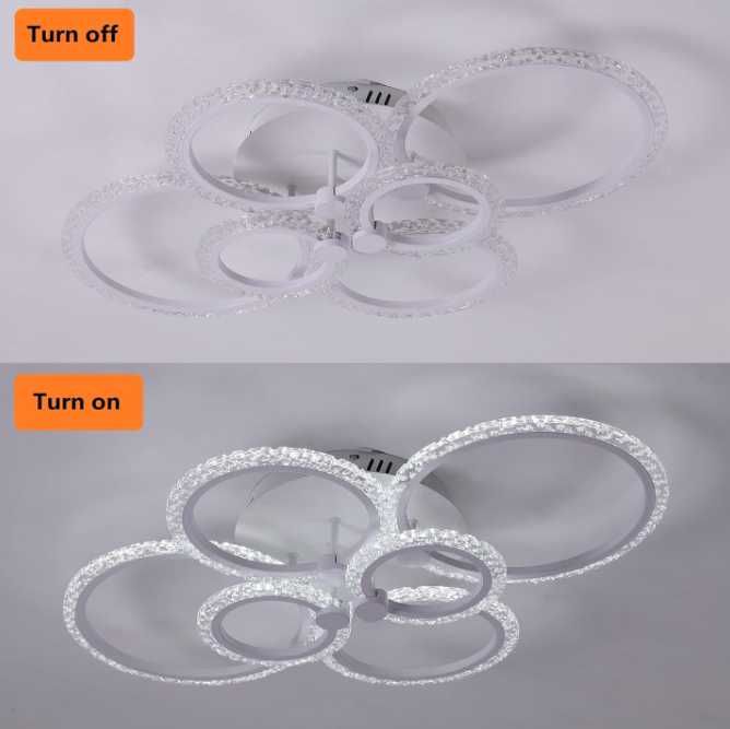 Lampa sufitowa LED w kolorze białym Nr.541