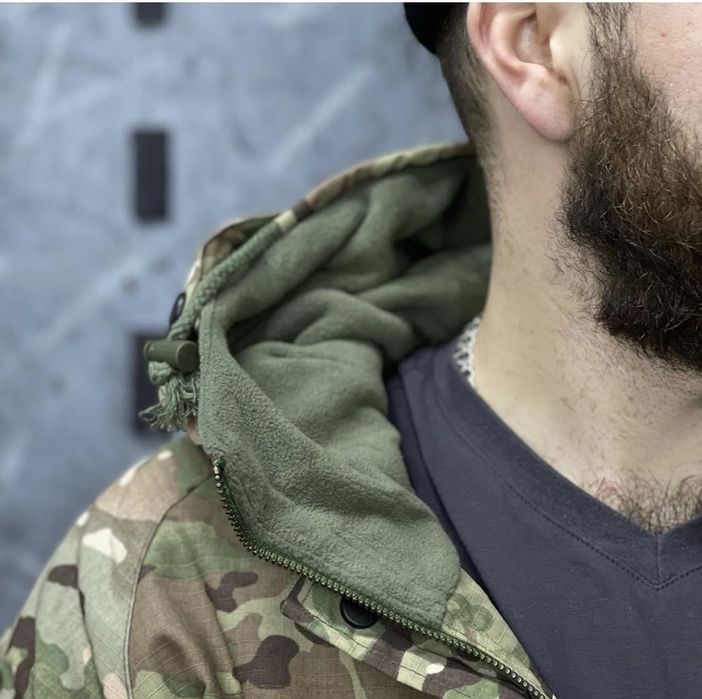 Куртка  Han wild G8 ріп-стоп на флісі мультикам