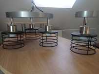 Komplet lampa sufitowa plus kinkiet