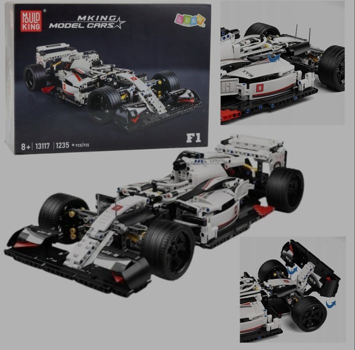 Klocki Konstrukcyjne jak LEGO - Mould King bolid F1 / 1235 elementów