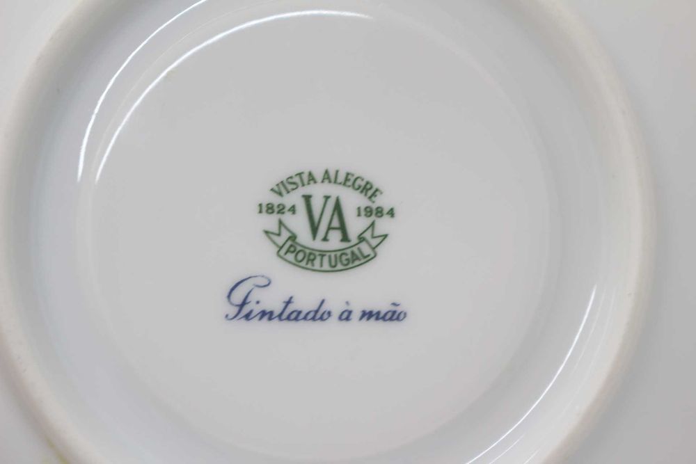 Chávena Café Coleção LIRAS Vista Alegre 1980 Pintada à Mão